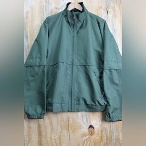 PGA Tour Green Bomber Jacket with Black Collar‎ Men’s M